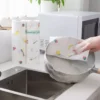 Disposable Stain Removal Kitchen Towel Paper Tissue 50pcs Washable Cookware Utensil Dish Cloth Rag