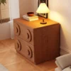 Vintage style TV cabinet  storage cabinet  bedroom storage cabinet  bedside drawer cabinet