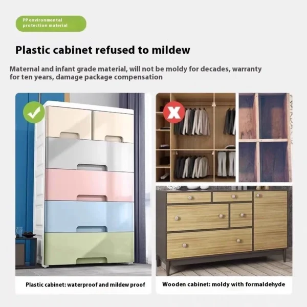 Drawer Storage Cabinet 5 Tier Plastic Drawer Cabinet With Small Storage Cabinet Drawer With Wheels